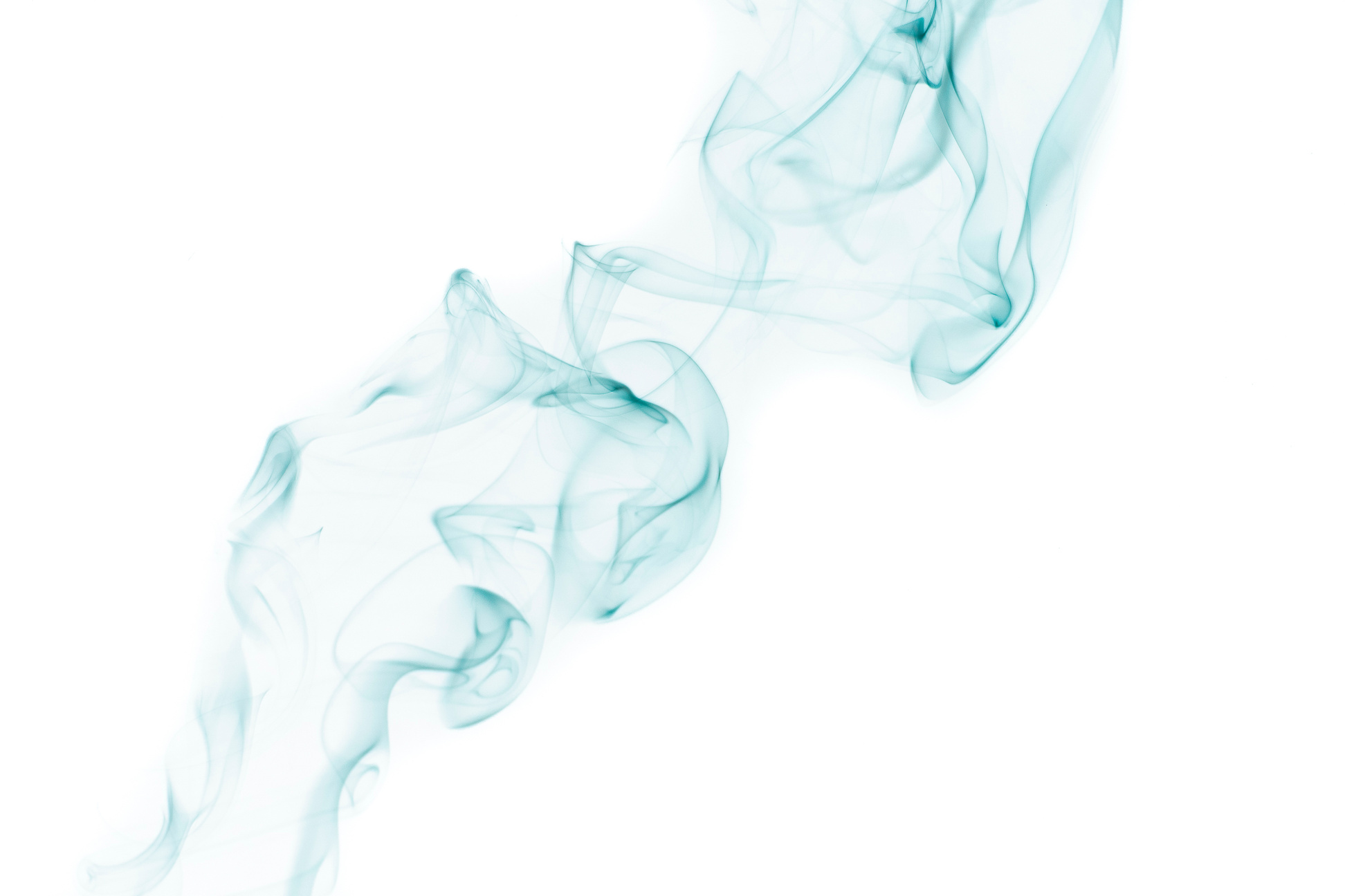 Smoke on White Background